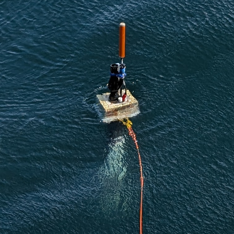 Arctic Ice Through Porthole